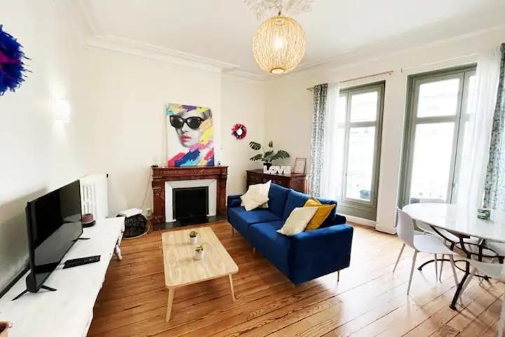 Апартаменты Cosy Hortensia- 4 Ch- Clemenceau Hypercentre & Parking Sous Terrain- 110M2 По Экстерьер фото